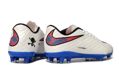 Nike Hypervenom Phantom FG Firm Ground Soccer Cleats - White/Red/Blue