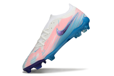 Nike Phantom GX 2 Elite FG Firm Ground Soccer Cleats - White/Pink/Blue