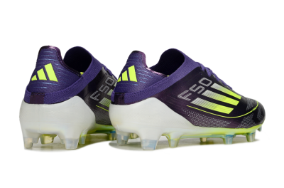 Adidas F50 Elite FG Firm Ground Soccer Cleats - Purple/Yellow