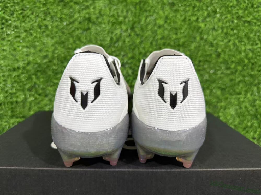 Messi x Adidas F50 Elite FG Firm Ground Soccer Cleats - Silver/Red/Black