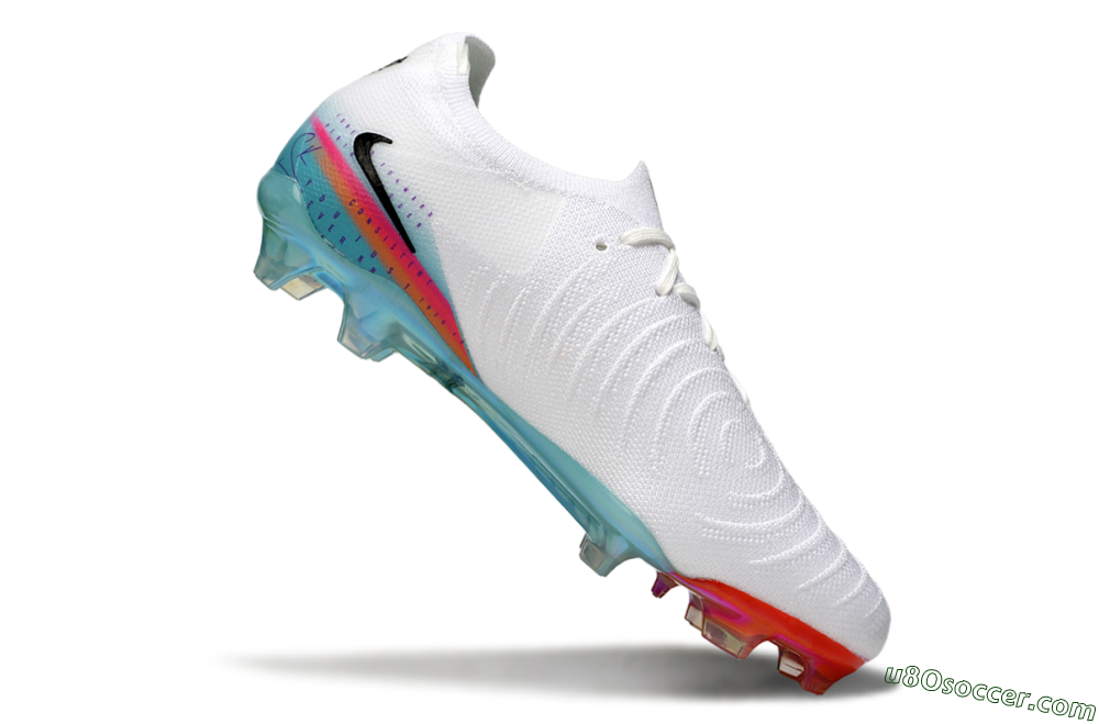 Nike Phantom GX 2 Elite FG Firm Ground Soccer Cleats - White/Red/Blue 4