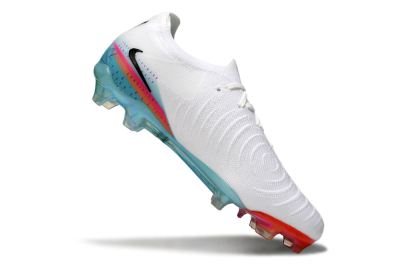 Nike Phantom GX 2 Elite FG Firm Ground Soccer Cleats - White/Red/Blue