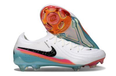 Nike Phantom GX 2 Elite FG Firm Ground Soccer Cleats - White/Red/Blue