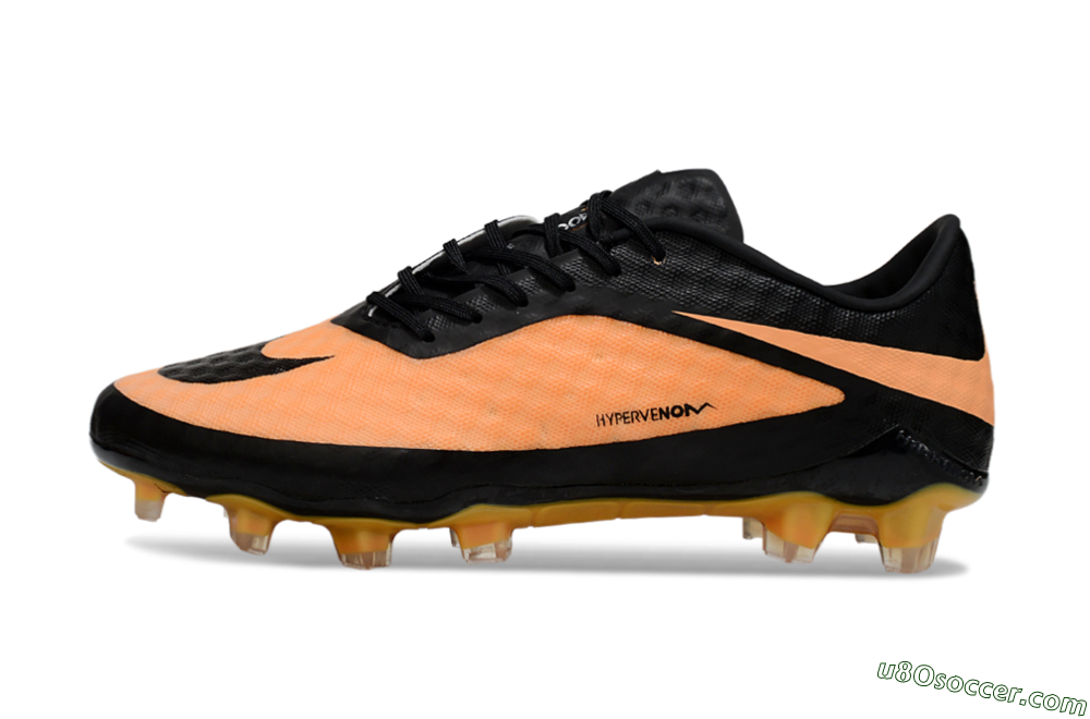 Nike Hypervenom Phantom FG Firm Ground Soccer Cleats - Orange/Black 2