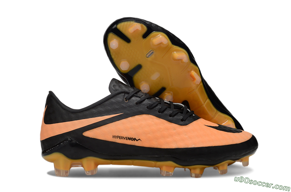 Nike Hypervenom Phantom FG Firm Ground Soccer Cleats - Orange/Black 1