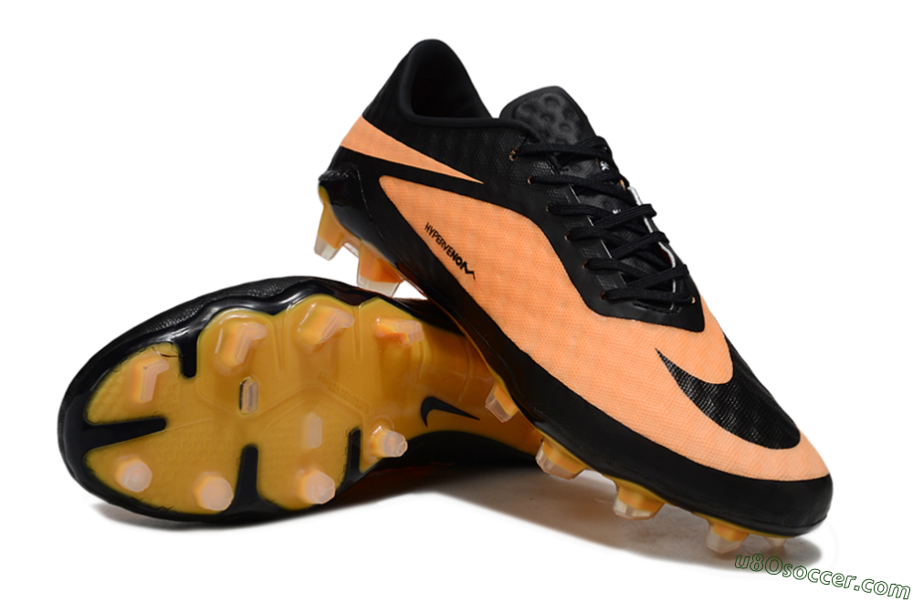 Nike Hypervenom Phantom FG Firm Ground Soccer Cleats - Orange/Black 3
