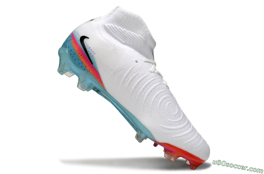 Nike Phantom Luna Elite FG Firm Ground Soccer Cleats - White/Red/Blue 4