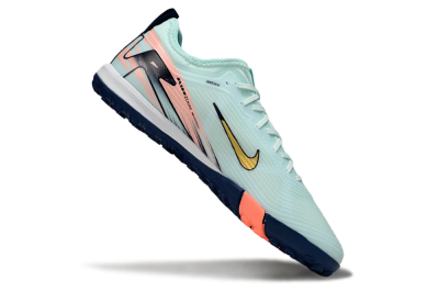 Nike Air Zoom Mercurial Vapor 16 Pro TF Artificial Turf Soccer Shoes - Jade/Gold/Pink