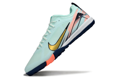 Nike Air Zoom Mercurial Vapor 16 Pro TF Artificial Turf Soccer Shoes - Jade/Gold/Pink