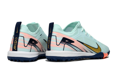 Nike Air Zoom Mercurial Vapor 16 Pro TF Artificial Turf Soccer Shoes - Jade/Gold/Pink