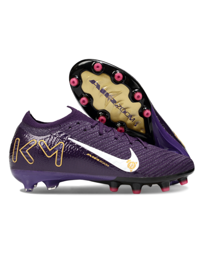 Nike Air Zoom Mercurial Vapor 16 Pro AG Artificial Grass Soccer Cleats - Purple/White/Gold
