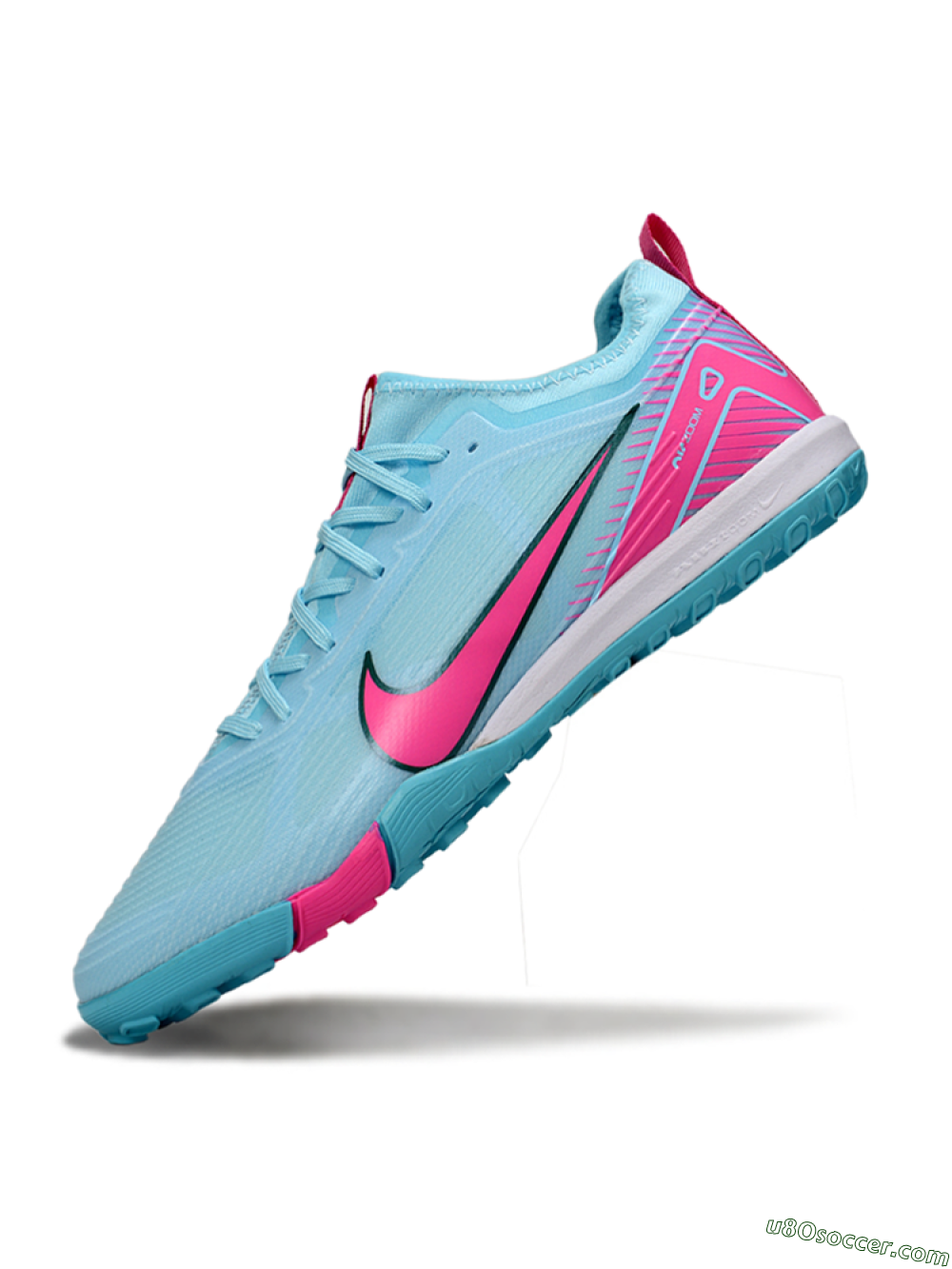 Nike Air Zoom Mercurial Vapor 16 Pro TF Artificial Turf Soccer Shoes - Jade/Pink/White 5