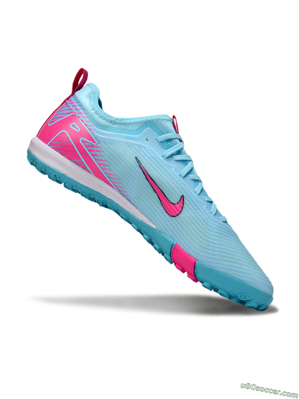 Nike Air Zoom Mercurial Vapor 16 Pro TF Artificial Turf Soccer Shoes - Jade/Pink/White 4
