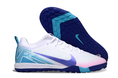 Nike Air Zoom Mercurial Vapor 16 Pro TF Artificial Turf Soccer Shoes - Whtie/Beige/Blue