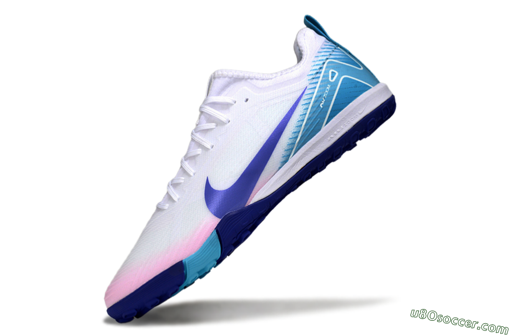 Nike Air Zoom Mercurial Vapor 16 Pro TF Artificial Turf Soccer Shoes - Whtie/Beige/Blue 5