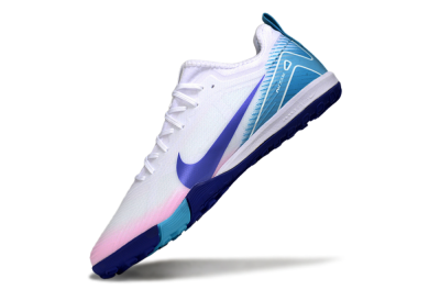 Nike Air Zoom Mercurial Vapor 16 Pro TF Artificial Turf Soccer Shoes - Whtie/Beige/Blue