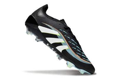 Adidas Predator 25 Elite FG Firm Ground Soccer Cleats - Black/White/Jade