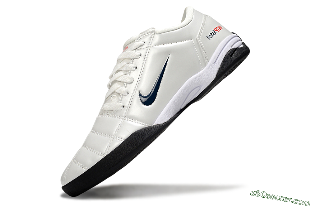 Nike Total 90 III IC Indoor & Futsal Soccer Shoes - Beige/Black/White 5