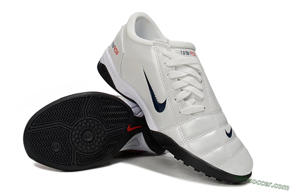 Nike Total 90 III IC Indoor & Futsal Soccer Shoes - Beige/Black/White 3
