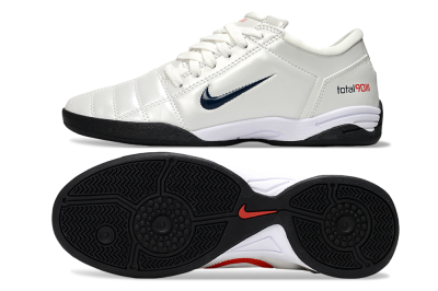 Nike Total 90 III IC Indoor & Futsal Soccer Shoes - Beige/Black/White