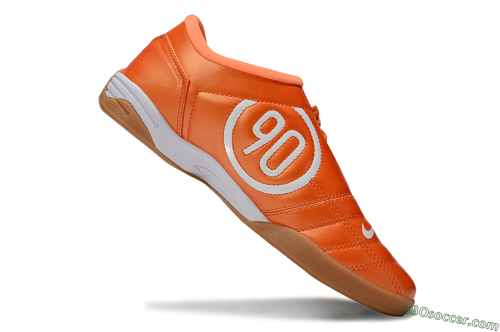 Nike Total 90 III IC Indoor & Futsal Soccer Shoes - Orange/White/Brown 4