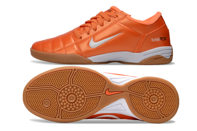 Nike Total 90 III IC Indoor & Futsal Soccer Shoes - Orange/White/Brown