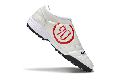 Nike Total 90 III TF Artificial Turf Soccer Shoes - Beige/Black/White