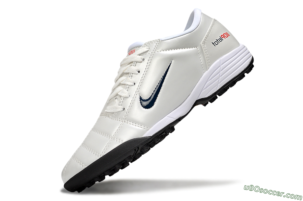 Nike Total 90 III TF Artificial Turf Soccer Shoes - Beige/Black/White 5