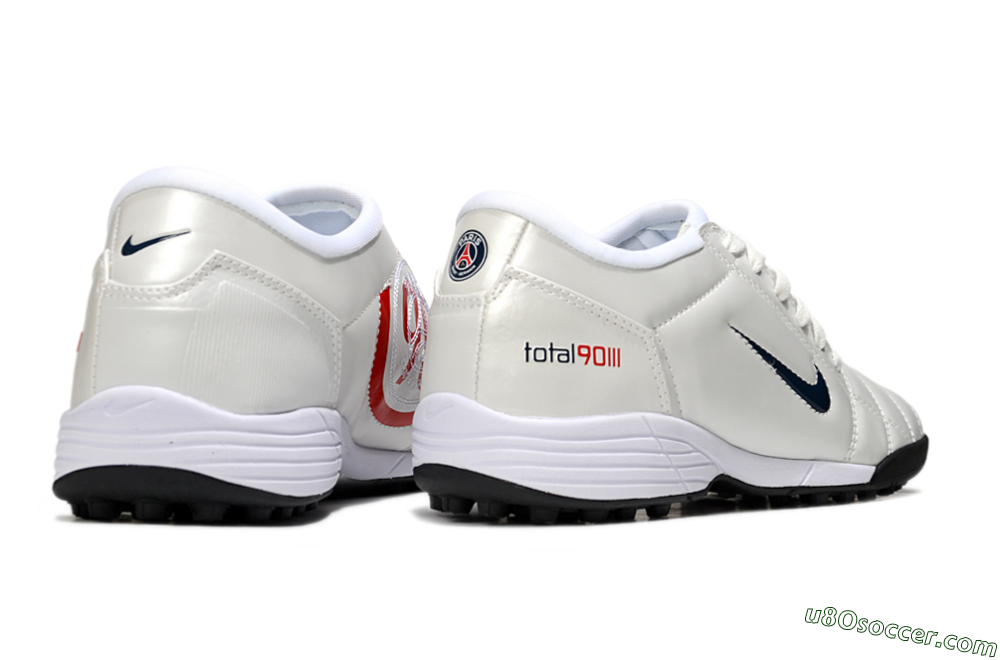 Nike Total 90 III TF Artificial Turf Soccer Shoes - Beige/Black/White 6