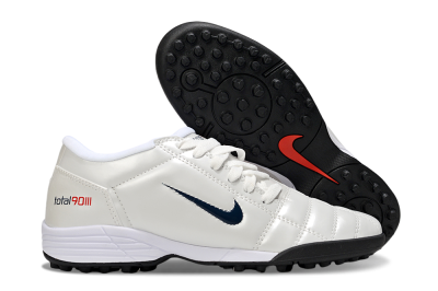Nike Total 90 III TF Artificial Turf Soccer Shoes - Beige/Black/White