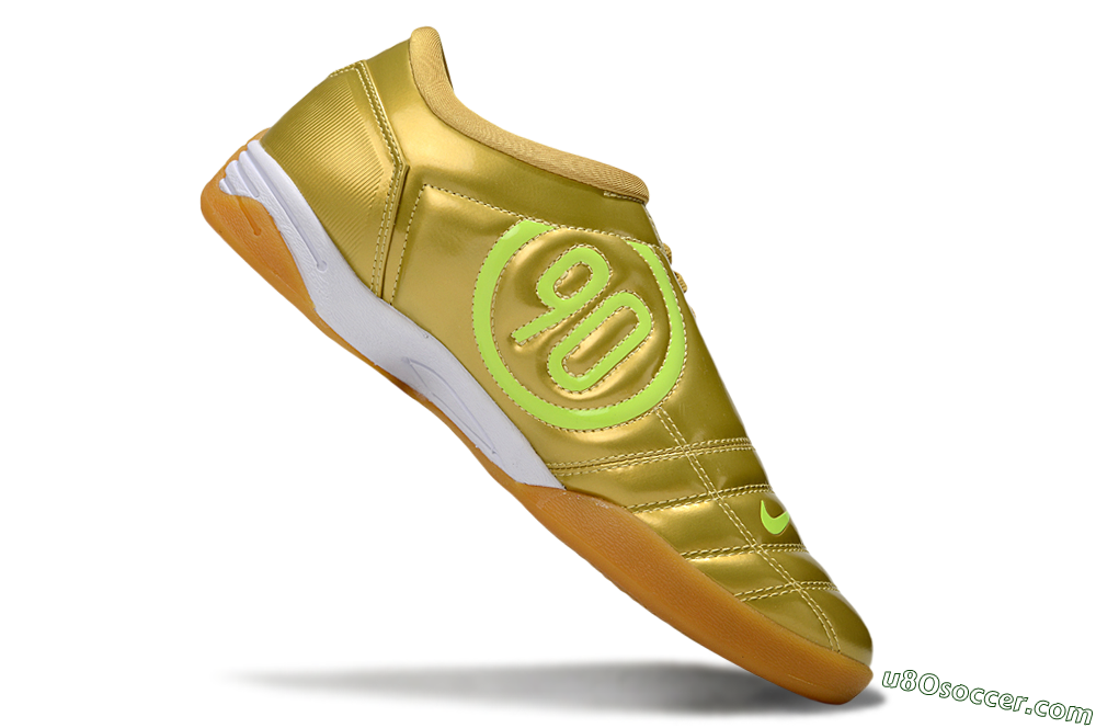 Nike Total 90 III IC Indoor & Futsal Soccer Shoes - Gold/Yellow/White 4