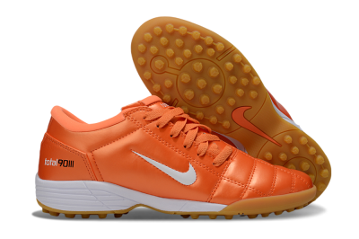 Nike Total 90 III TF Artificial Turf Soccer Shoes - Orange/White/Brown