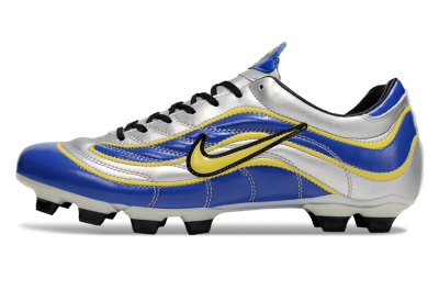 Nike Mercurial Vapor R9 FG Firm Ground Soccer Cleats - Blue/Silver/Yellow