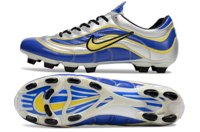 Nike Mercurial Vapor R9 FG Firm Ground Soccer Cleats - Blue/Silver/Yellow