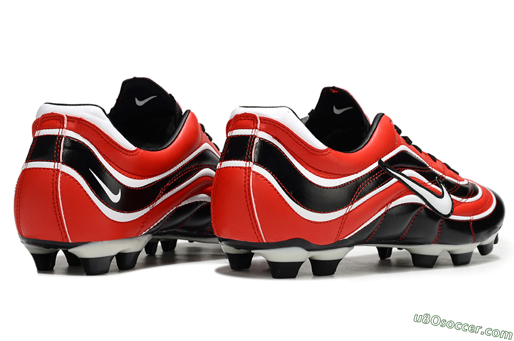 Nike Mercurial Vapor R9 FG Firm Ground Soccer Cleats - Red/Black/White 5