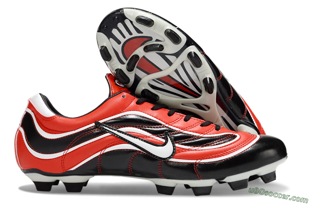 Nike Mercurial Vapor R9 FG Firm Ground Soccer Cleats - Red/Black/White 1