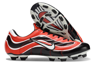 Nike Mercurial Vapor R9 FG Firm Ground Soccer Cleats - Red/Black/White