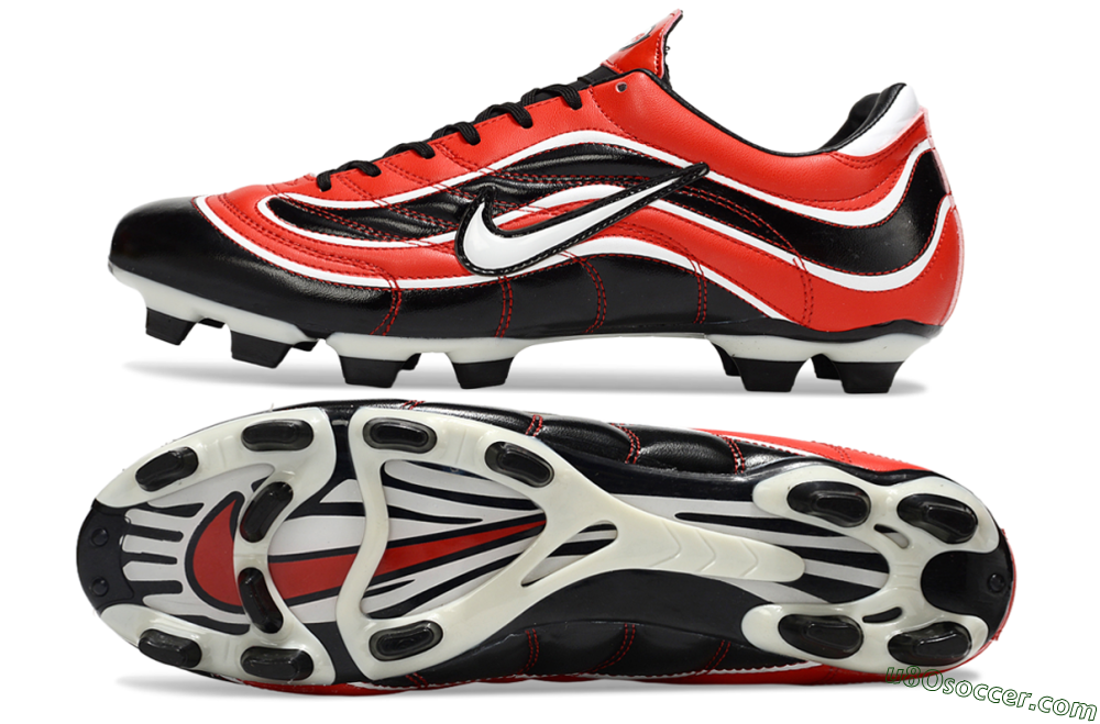 Nike Mercurial Vapor R9 FG Firm Ground Soccer Cleats - Red/Black/White 0