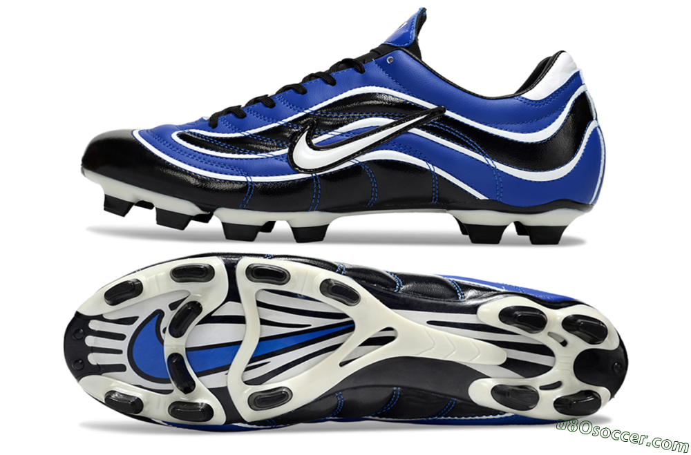 Nike Mercurial Vapor R9 FG Firm Ground Soccer Cleats - Blue/Black/White 0