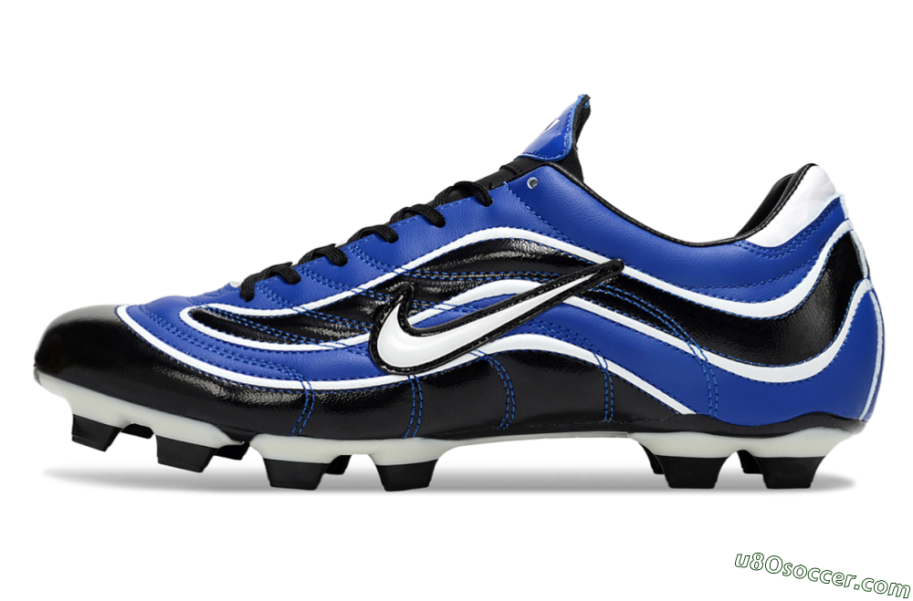 Nike Mercurial Vapor R9 FG Firm Ground Soccer Cleats - Blue/Black/White 2