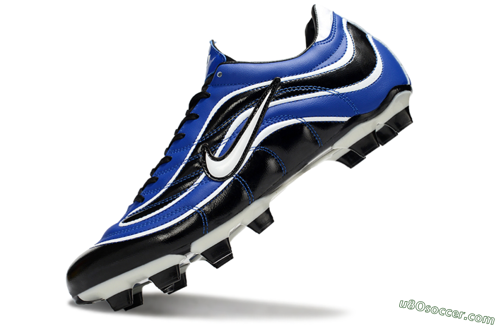 Nike Mercurial Vapor R9 FG Firm Ground Soccer Cleats - Blue/Black/White 4