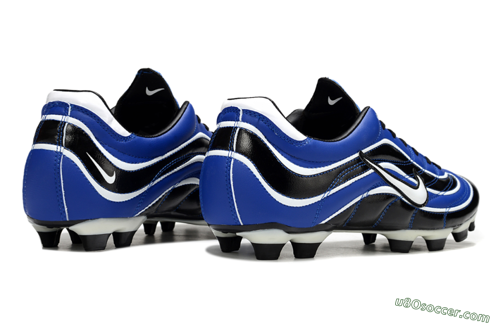 Nike Mercurial Vapor R9 FG Firm Ground Soccer Cleats - Blue/Black/White 5