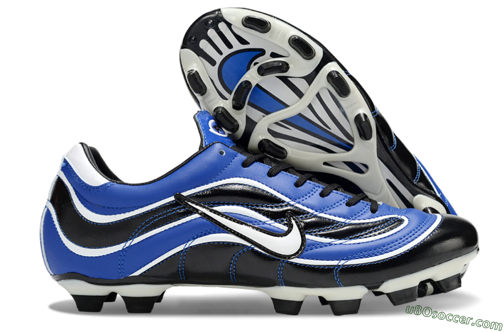 Nike Mercurial Vapor R9 FG Firm Ground Soccer Cleats - Blue/Black/White 1
