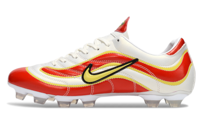 Nike Mercurial Vapor R9 FG Firm Ground Soccer Cleats - White/Red/Yellow
