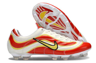 Nike Mercurial Vapor R9 FG Firm Ground Soccer Cleats - White/Red/Yellow