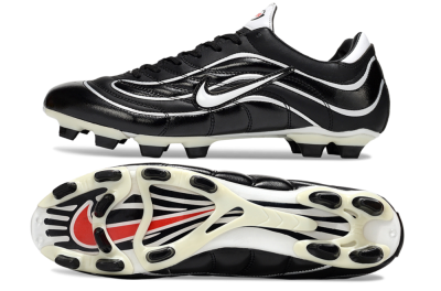 Nike Mercurial Vapor R9 FG Firm Ground Soccer Cleats - Black/White/Red