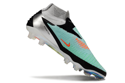 Nike Phantom 6 High Elite FG Firm Ground Soccer Cleats - Jade/Black/Orange