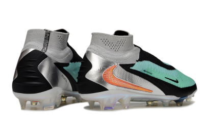 Nike Phantom 6 High Elite FG Firm Ground Soccer Cleats - Jade/Black/Orange