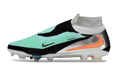 Nike Phantom 6 High Elite FG Firm Ground Soccer Cleats - Jade/Black/Orange