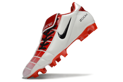 Nike Air Zoom Total 90 III FG Firm Ground Soccer Cleats - White/Black/Red